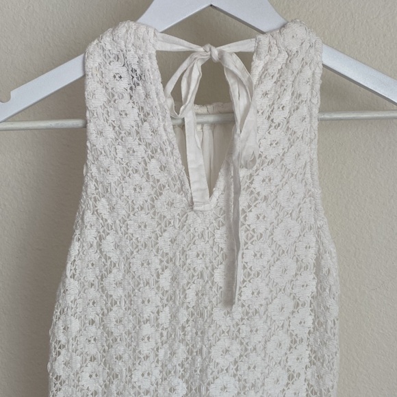 A New Day White Crochet Sleeveless White Dress XS - Picture 9 of 14